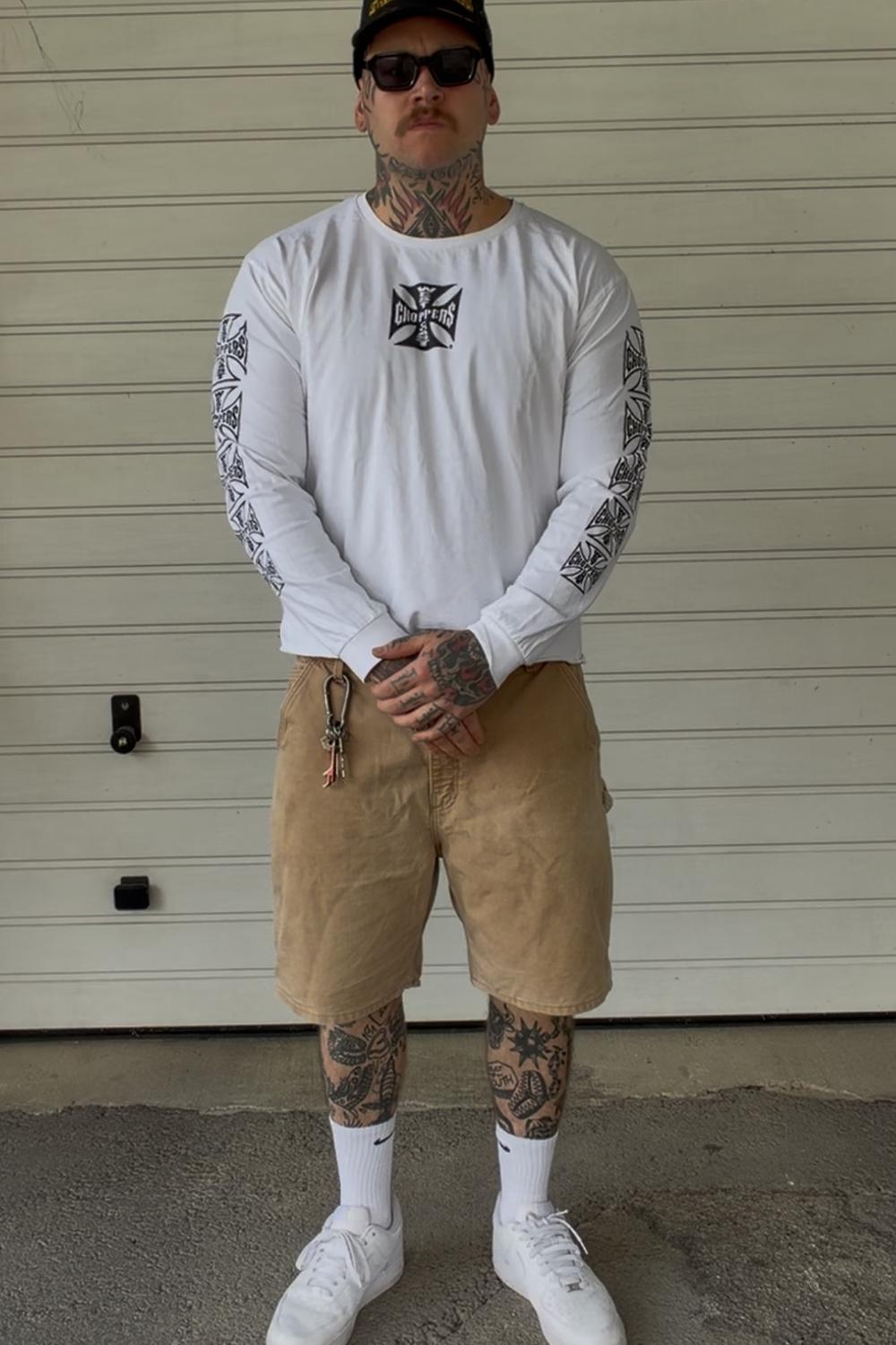 Post featuring WCC - OG CROSS LONGSLEEVE - WHITE