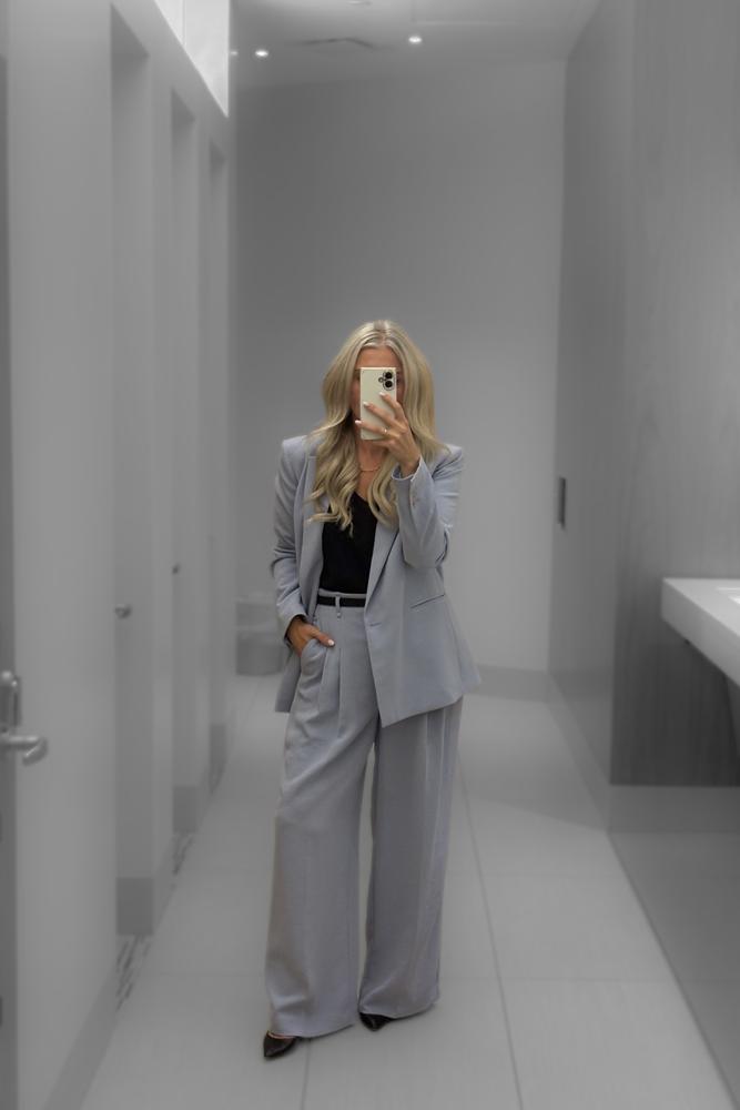 BusinessCasualOOTD's fit featuring Ann Taylor, Amazon Basics