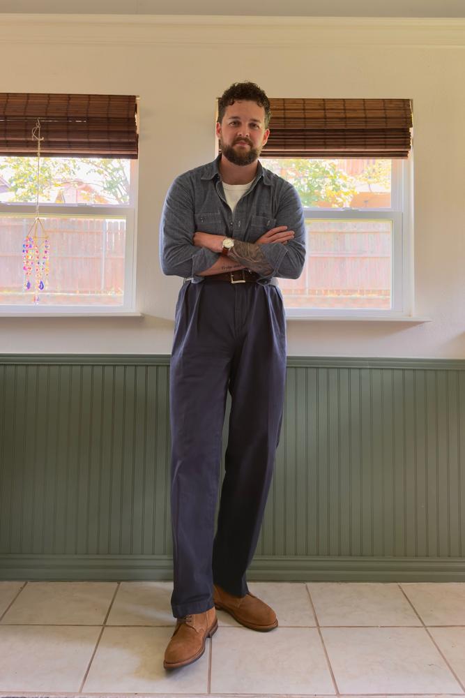 dressedtoamuse's fit featuring Buck Mason, Polo by Ralph Lauren, Maximum Henry, Longines, Oak Street Bootmakers