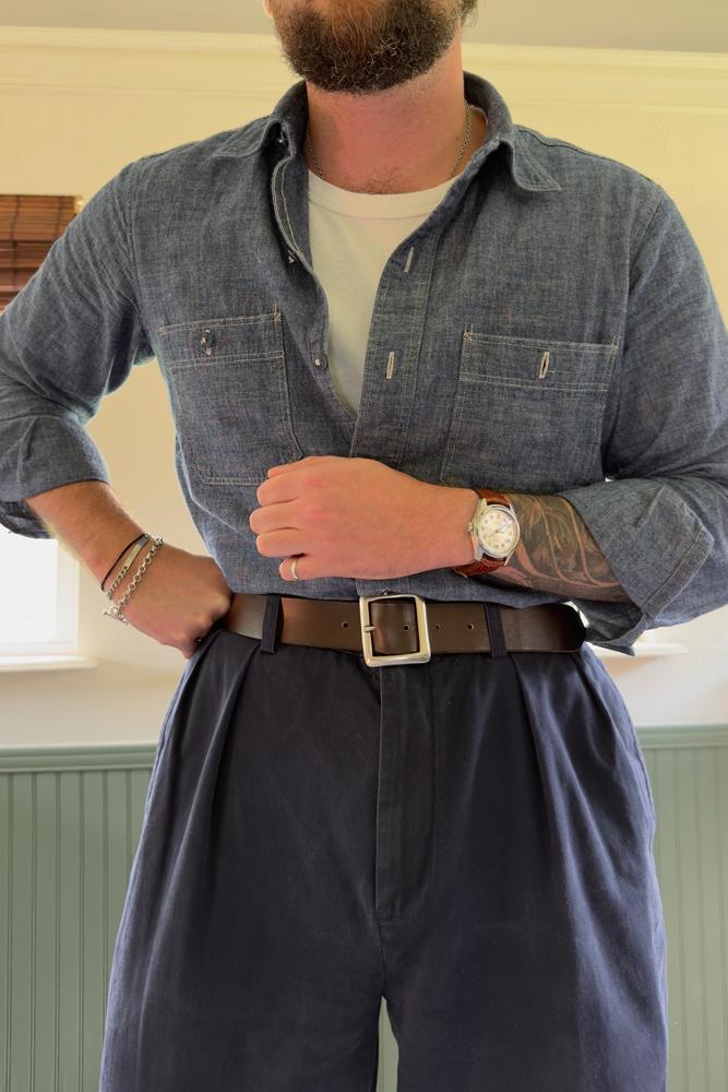 dressedtoamuse's fit featuring Buck Mason, Polo by Ralph Lauren, Maximum Henry, Longines, Oak Street Bootmakers