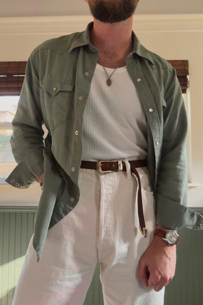 dressedtoamuse's fit featuring Buck Mason, Brighton, Espiritu, Longines, Maritime Supply Co
