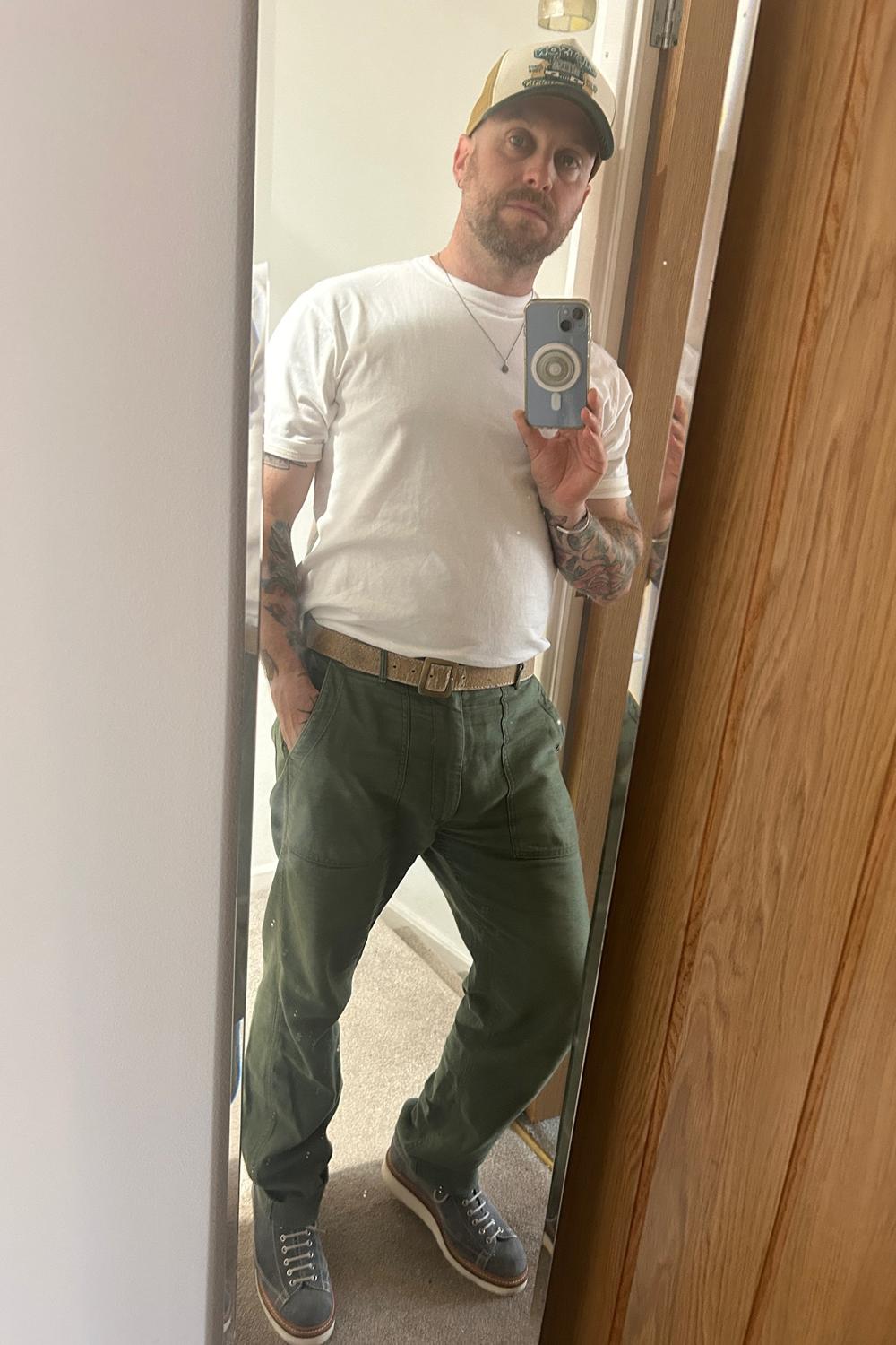 Post featuring OrSlow Original Sateen Fatigue Pants - Green