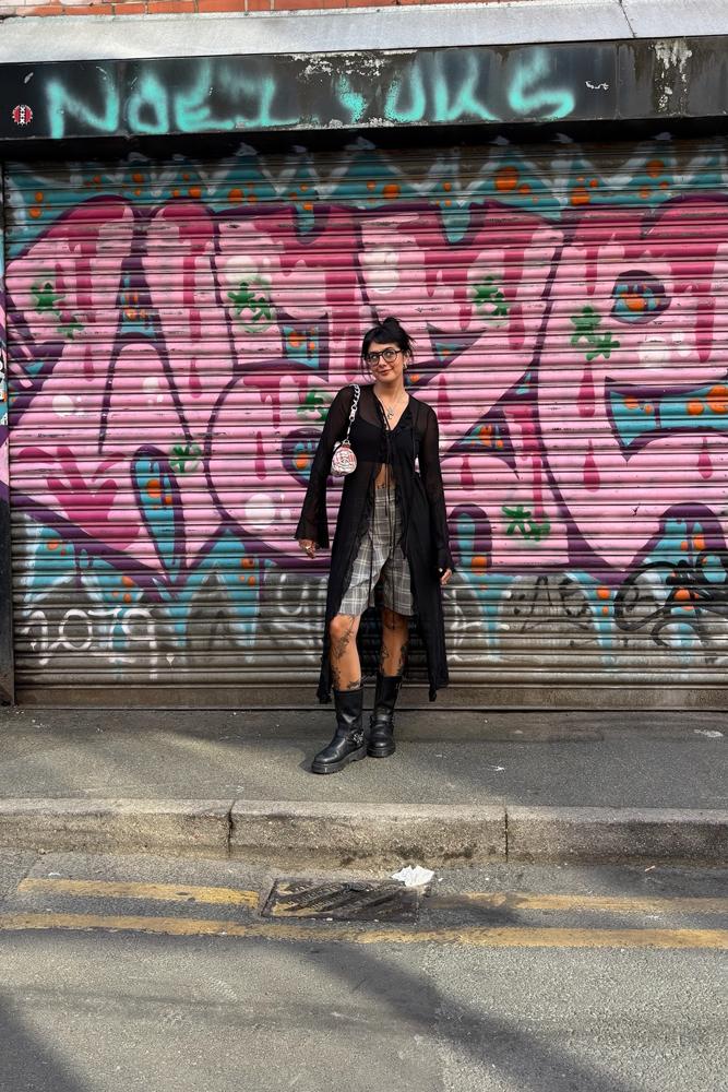 Chrisptine's fit featuring No Brand, ASOS, Dr. Martens, Vivienne Westwood