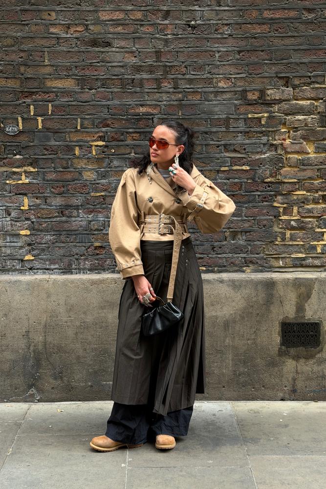 daisyambro's fit featuring Ganni, No Brand, Zara, Timberland