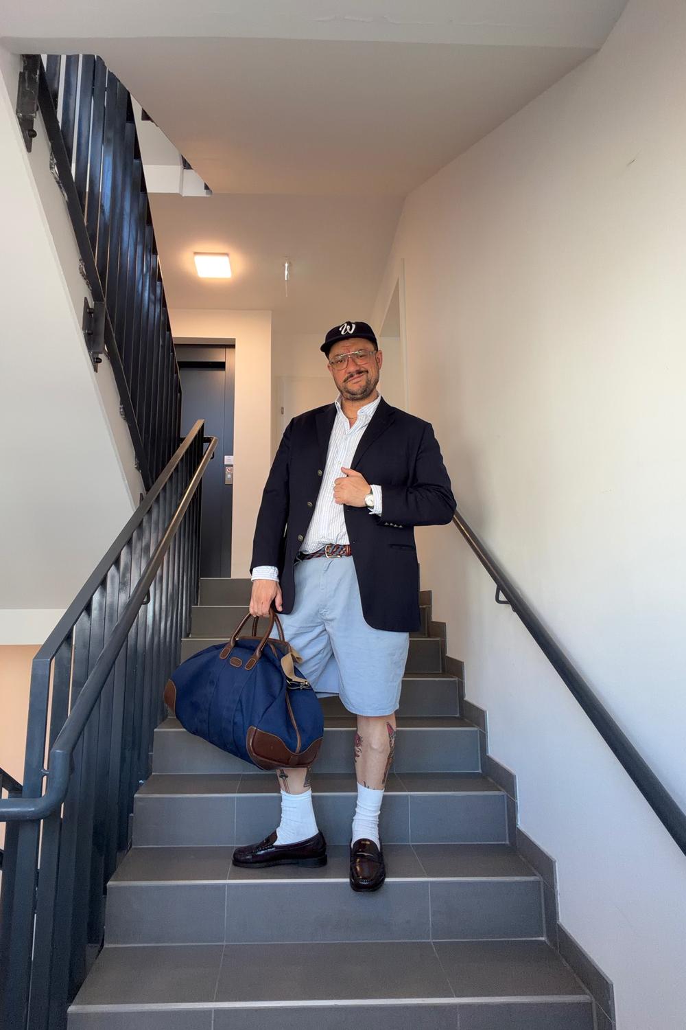 Post featuring Weekender Bag - Navy FibreNyte / Chocolate Leather