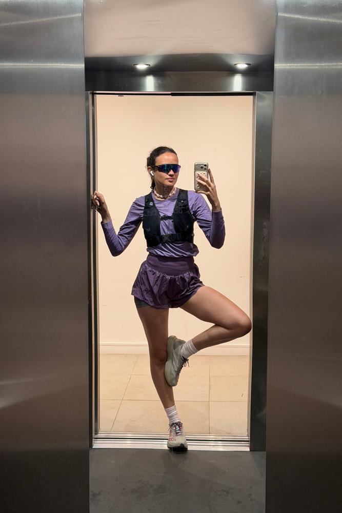 daisyambro's fit featuring Salomon, Free People, Nike, Oakley, Adidas