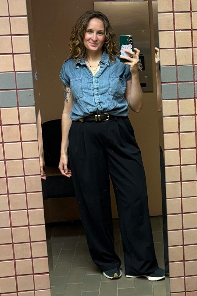 DaniTrics's fit featuring Amazon Basics, Lululemon, GAP, New Balance