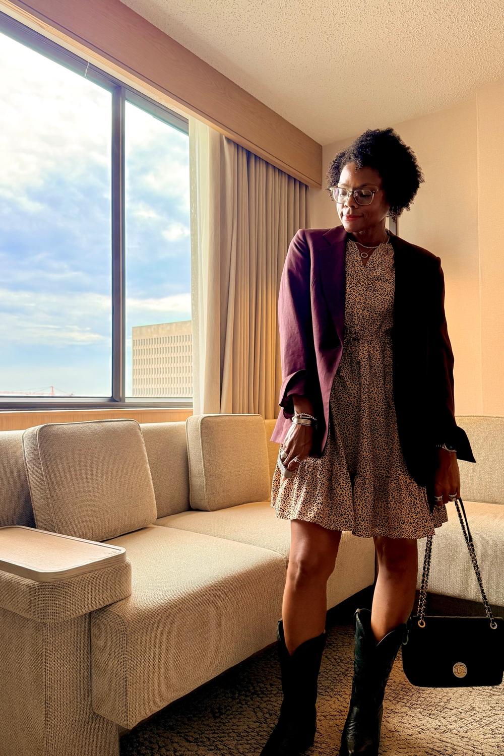 Post featuring H & M - Linen-blend blazer - Plum Purple