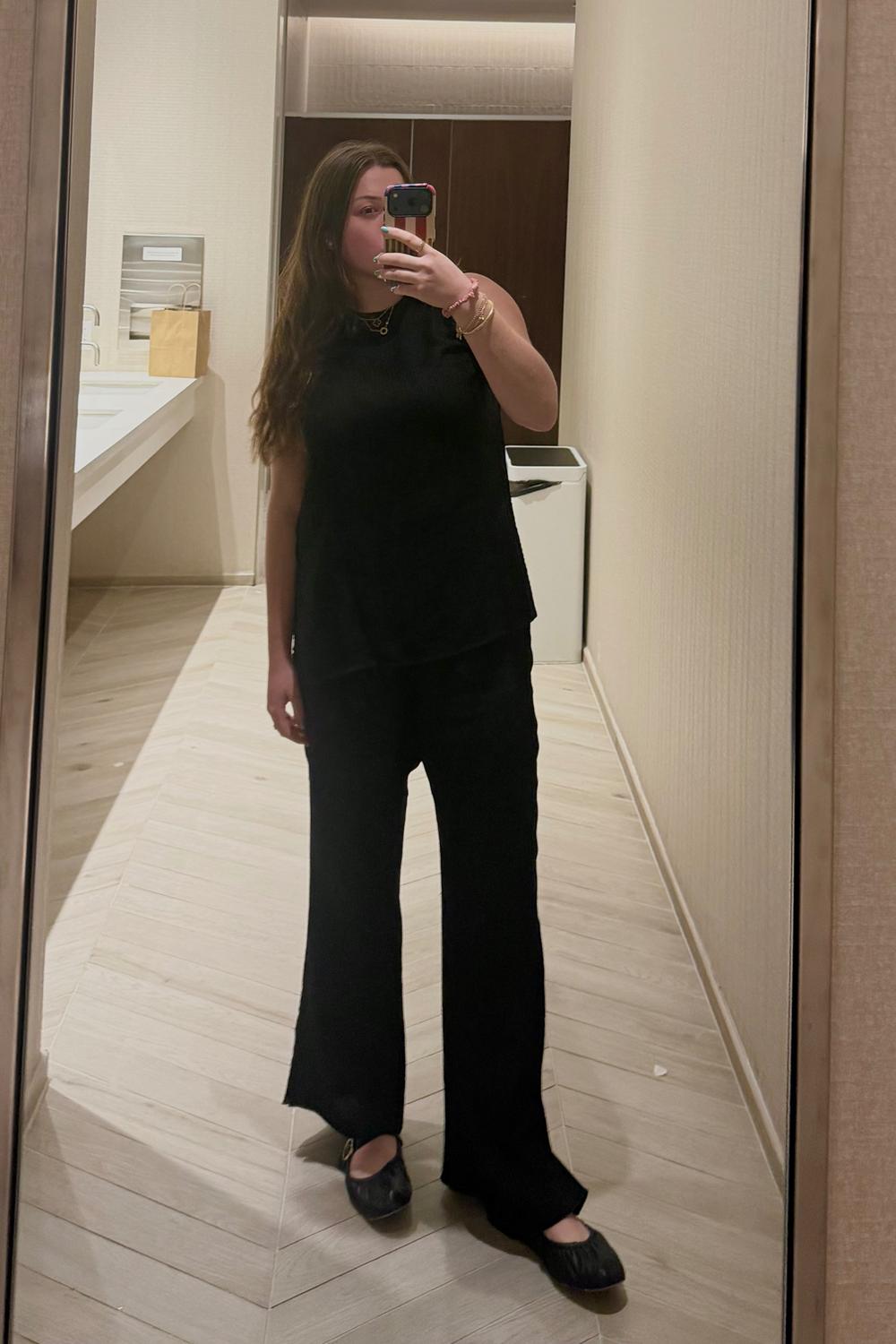 Post featuring Anine Bing | Aden Pant - Black