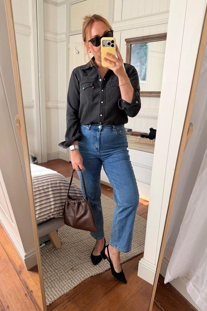 AniaBania's fit featuring Levi's, The Horse, Ray-Ban, No Brand, Seed Heritage