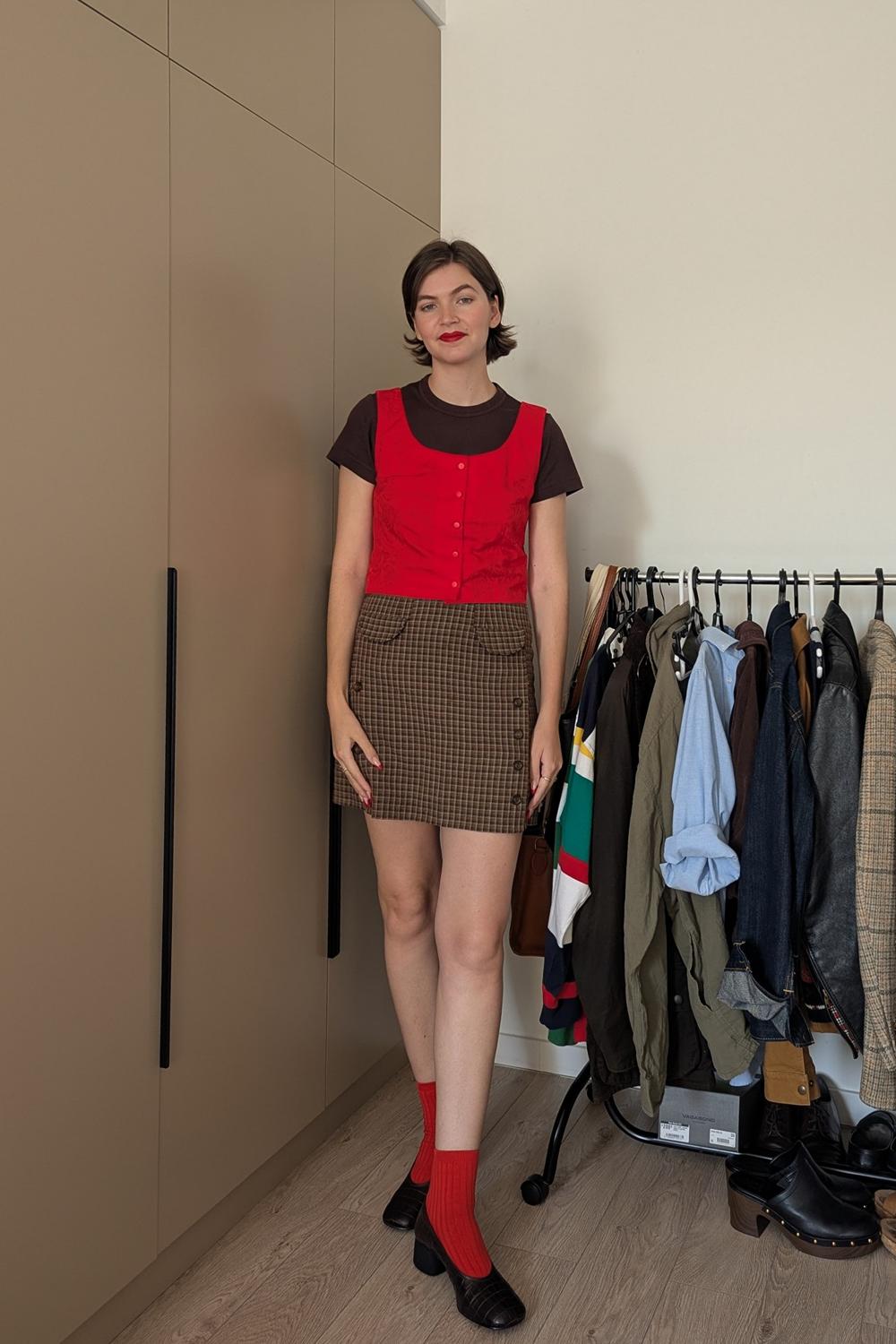 Post featuring Her Socks (MC cotton) - Classic Red