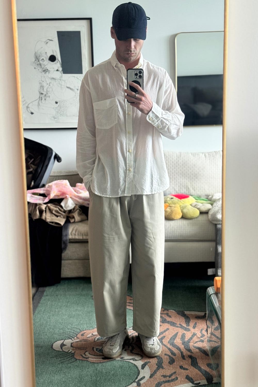 Post featuring JESPER VINTAGE BUTTON DOWN SHIRT - WHITE FEATHERWEIGHT KHADI COTTON
