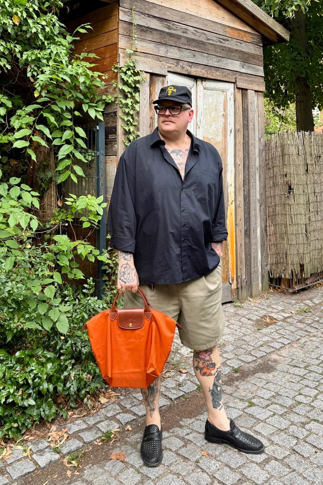 DJJNS's fit featuring No Brand, Longchamp, Obey