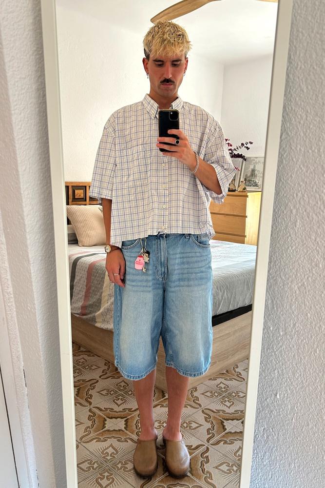 Markkkoc's fit featuring Burberry, Bershka