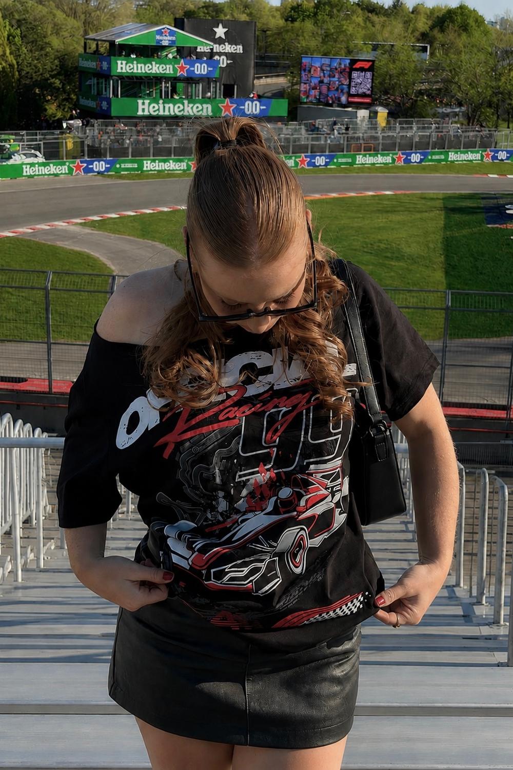 Post featuring Racing Graphic Relaxed T-Shirt