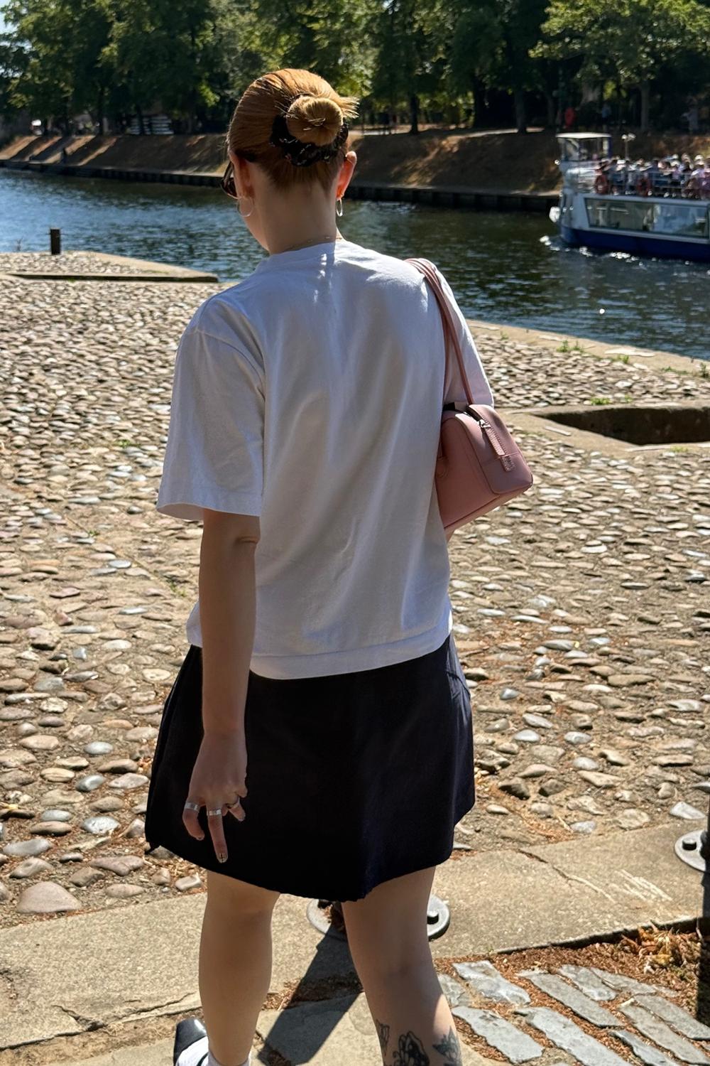 Post featuring Pintuck Balloon Short Skirt