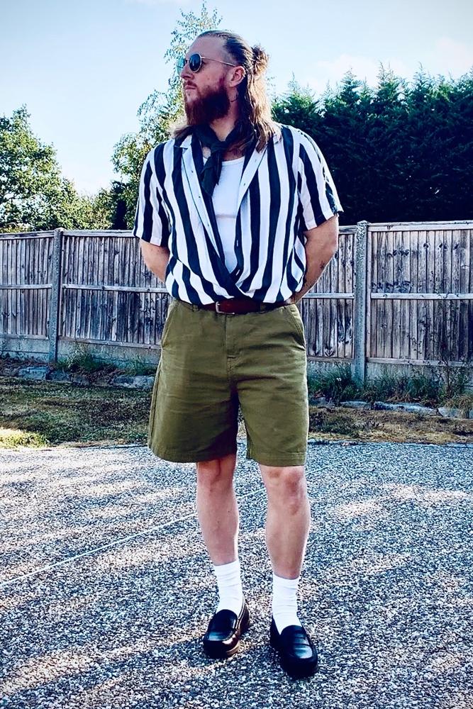 FlynnFits's fit featuring Dickies, No Brand, ASOS, Timberland, Ray-Ban