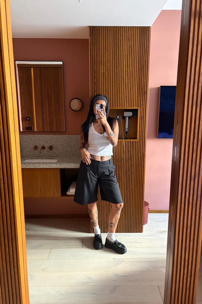 Chrisptine's fit featuring Zara, Urban Outfitters, Dr. Martens