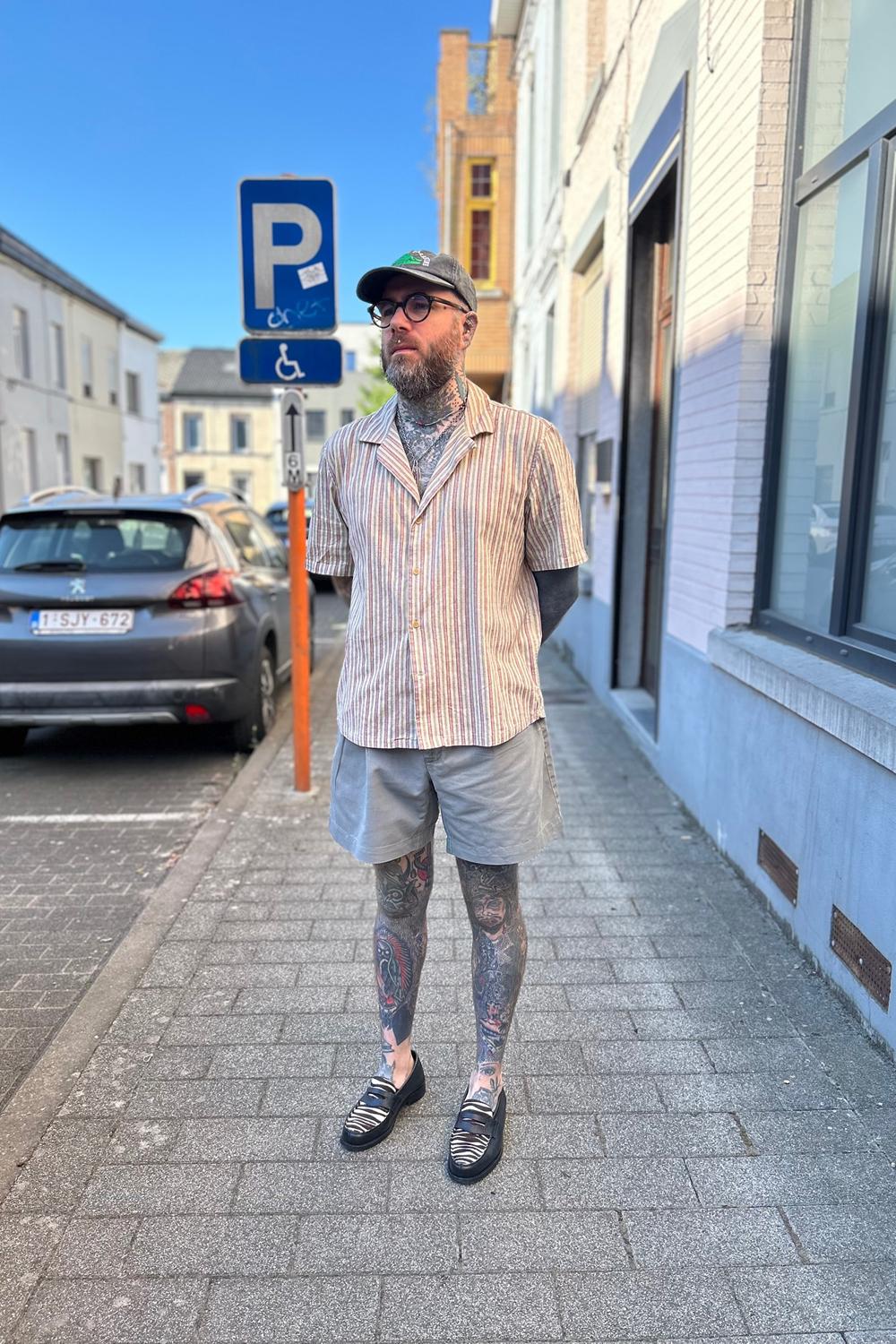 Post featuring Peter A. - Chaussures Mocassin Cuir Grainé Noir et Pony Zèbre