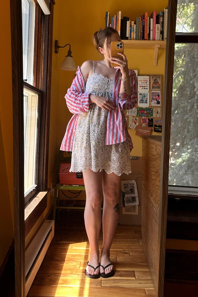 thriftbee's fit featuring Aerie, Universal Thread, Joie