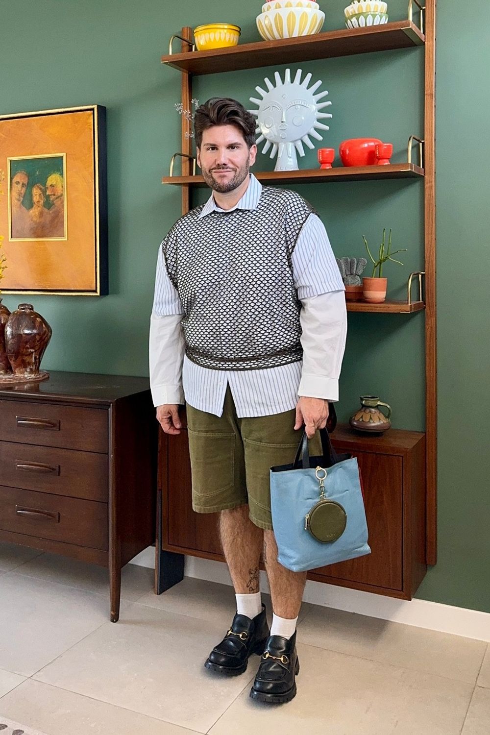 Post featuring Chef Short Pants - Front pocket : Olive
